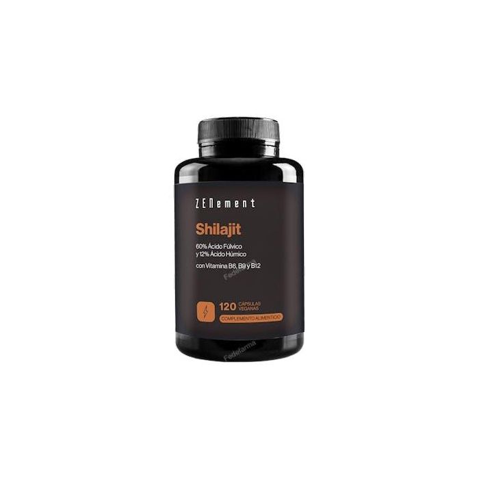 Zenement Shilajit  Vitamina B6, B9 Y B12 - 120 Veg Caps