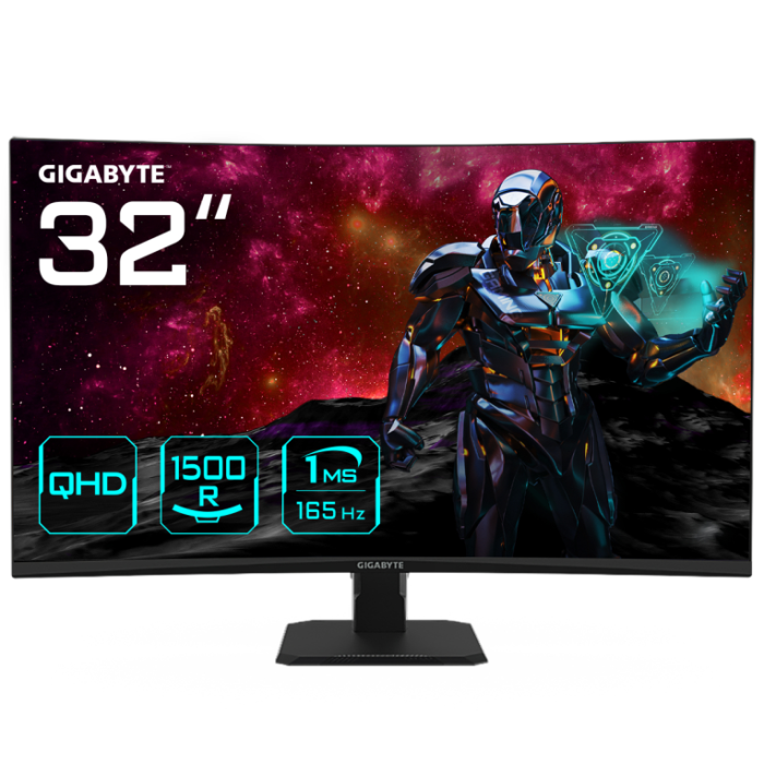 GIGABYTE GS32QC pantalla para PC 80 cm (31.5") 2560 x 1440 Pixeles Quad HD LCD Negro GIGABYTE GS32QC pantalla para PC 80 cm (31.5") 2560 x 1440 Pixeles Quad HD LCD Negro