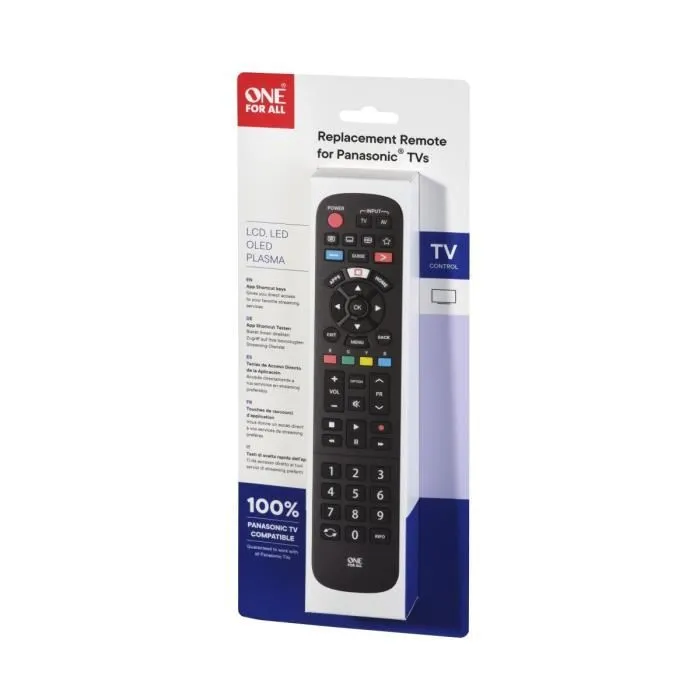 One For All URC4914 Mando a Distancia Universal para TV Panasonic - Compatible con Barras de Sonido - Netflix 2