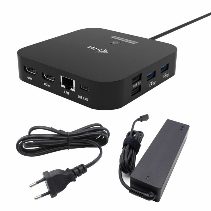 I-TEC DS USB-C Dual HDMI Hub con 2xHDMI, Gigabit LAN, 2xUSB-A 3.2, 2xUSB 2.0, 2xUSB-C y 100W Power Delivery 4 I-TEC DS USB-C Dual HDMI Hub con 2xHDMI, Gigabit LAN, 2xUSB-A 3.2, 2xUSB 2.0, 2xUSB-C y 100W Power Delivery 4