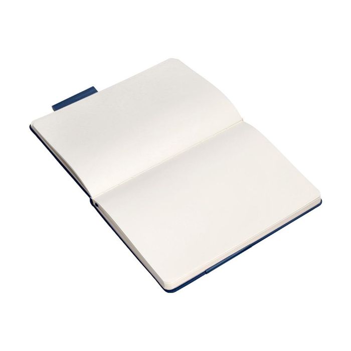 Cuaderno Con Gomilla Antartik Notes Tapa Dura A5 Hojas Lisas Azul Marino 100 Hojas 80 gr Fsc 8