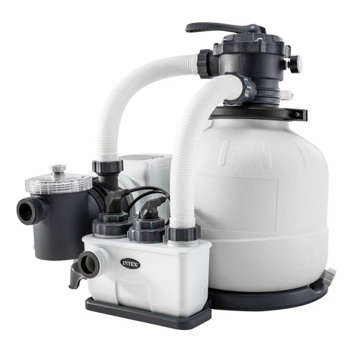 Intex 26676 Sistema de Filtración y Tratamiento de Sal 2 en 1 - Filtro de Arena 6m³/h para Piscinas hasta 32m³ 1