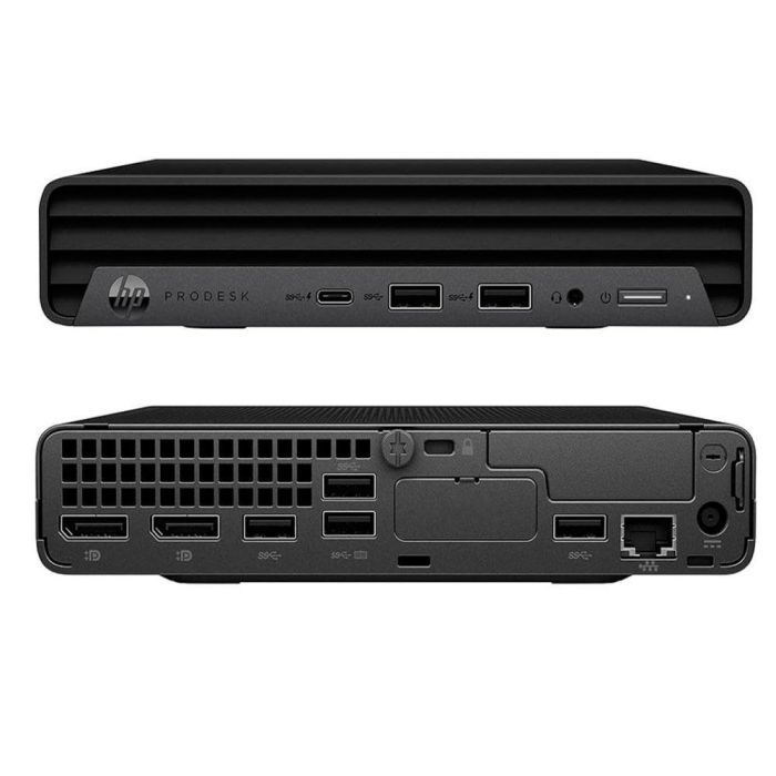 HP 600 G6 Reacondicionado - Mini PC, Intel Core i5-10th, 16 GB RAM, 512 GB SSD M.2, Windows 11 Pro, sin cable de alimentación ni VGA HP 600 G6 Reacondicionado - Mini PC, Intel Core i5-10th, 16 GB RAM, 512 GB SSD M.2, Windows 11 Pro, sin cable de alimentación ni VGA