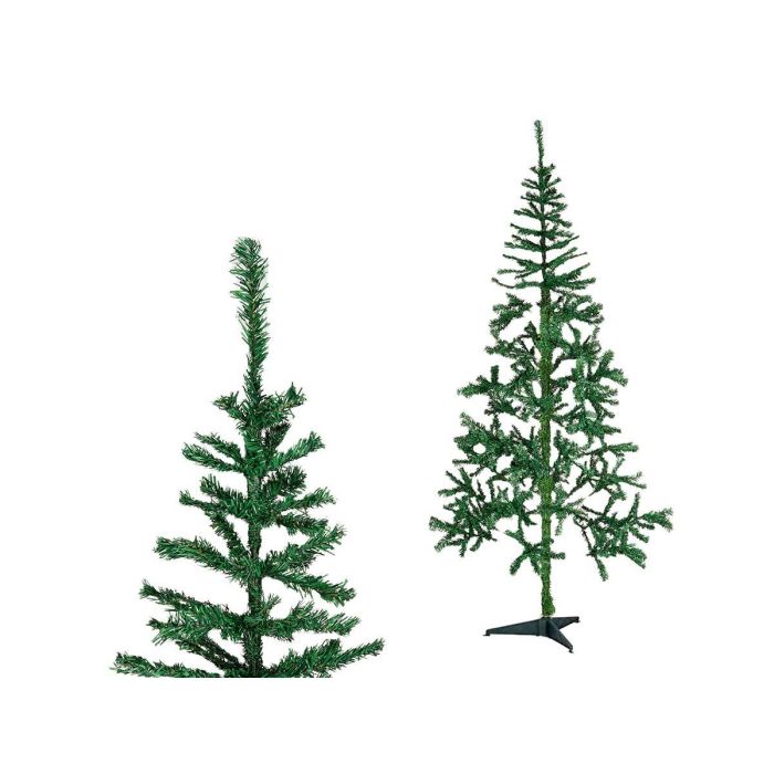 Árbol de Navidad Verde Oscuro 210 cm Krist+ - 110x210 cm, Plástico y Metal Árbol de Navidad Verde Oscuro 210 cm Krist+ - 110x210 cm, Plástico y Metal
