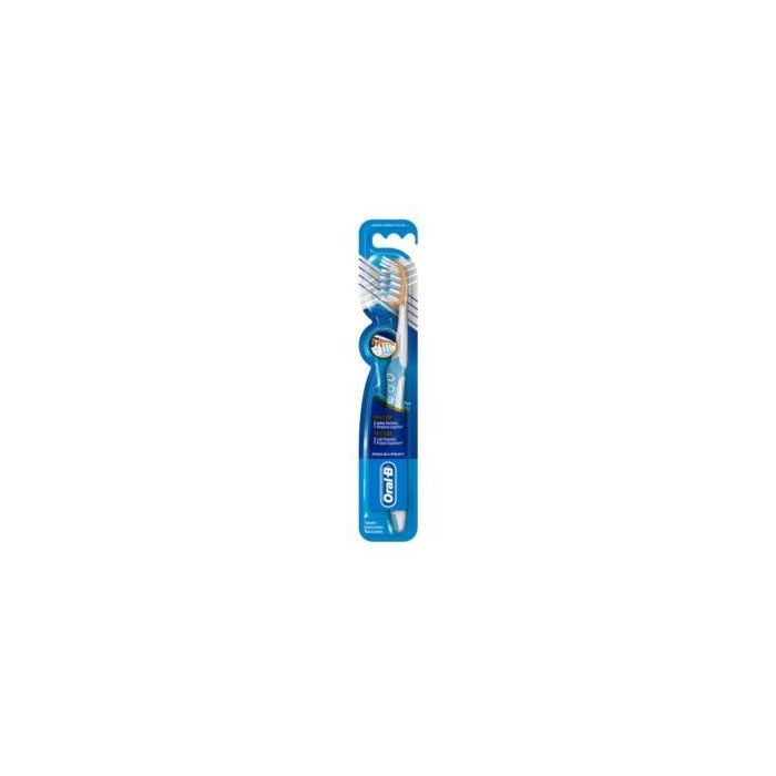 Oral-B PROCLEAN ADVANCED 40 #medio Cepillo Dental Manual, Filamentos Cruzados, Elimina Placa, Limpiador de Lengua