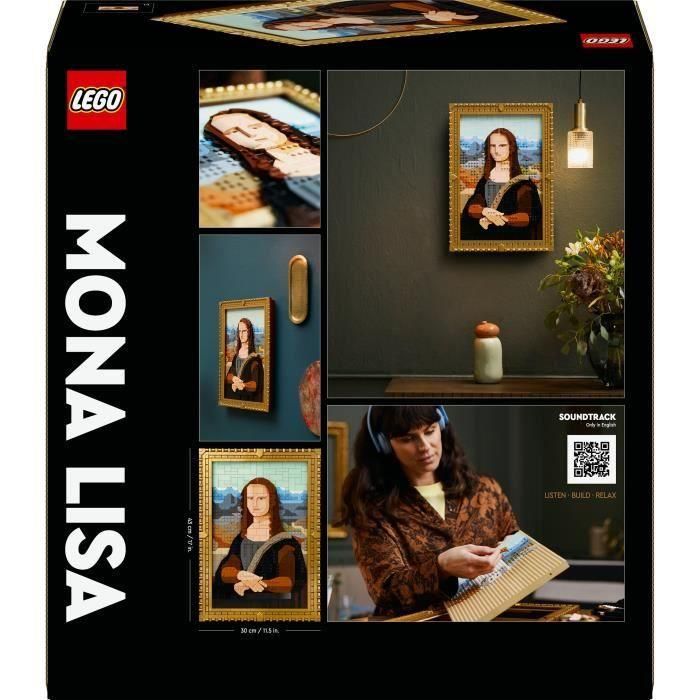 LEGO 31213 Art La Mona Lisa Set de Construcción de Maqueta para Pintar Réplica Obra de Arte de Leonardo da Vinci, Ideal Decoración 5