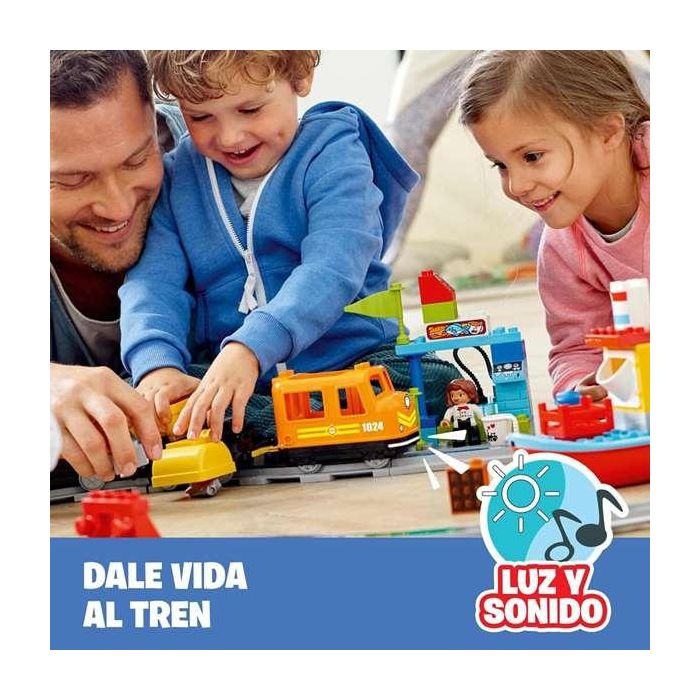 Juego de construccion tren de mercancías lego duplo 12