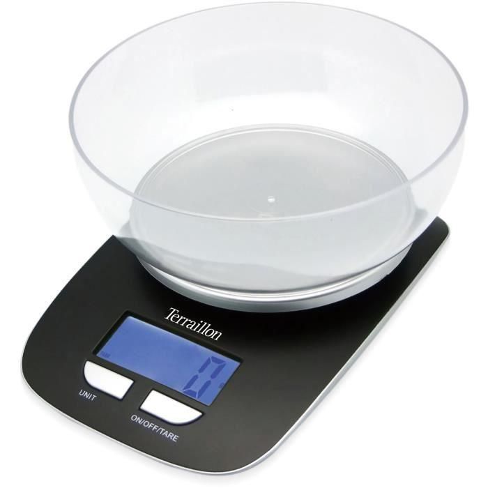 Terraillon TER3094570146432 Báscula Cocina Electrónica Classic Bol 5kg Pantalla Retroiluminada Bol 1.5L Terraillon TER3094570146432 Báscula Cocina Electrónica Classic Bol 5kg Pantalla Retroiluminada Bol 1.5L