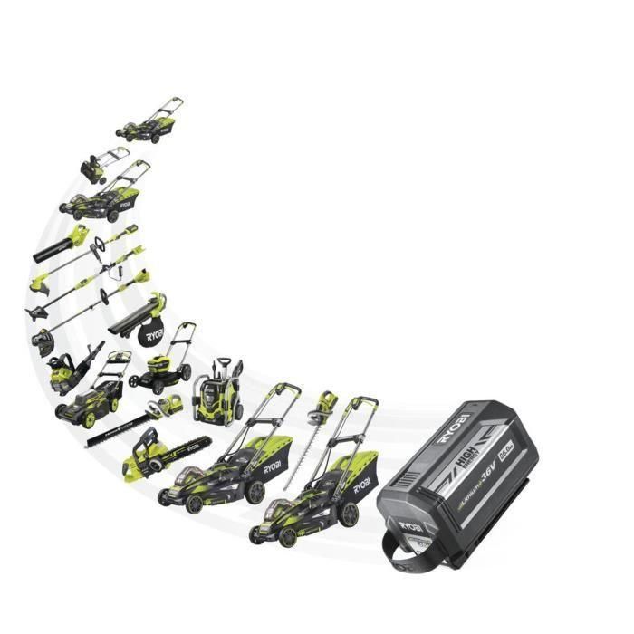 Cargador rápido RYOBI de 36 voltios y 6 amperios - RY36C60A 1 Cargador rápido RYOBI de 36 voltios y 6 amperios - RY36C60A 1
