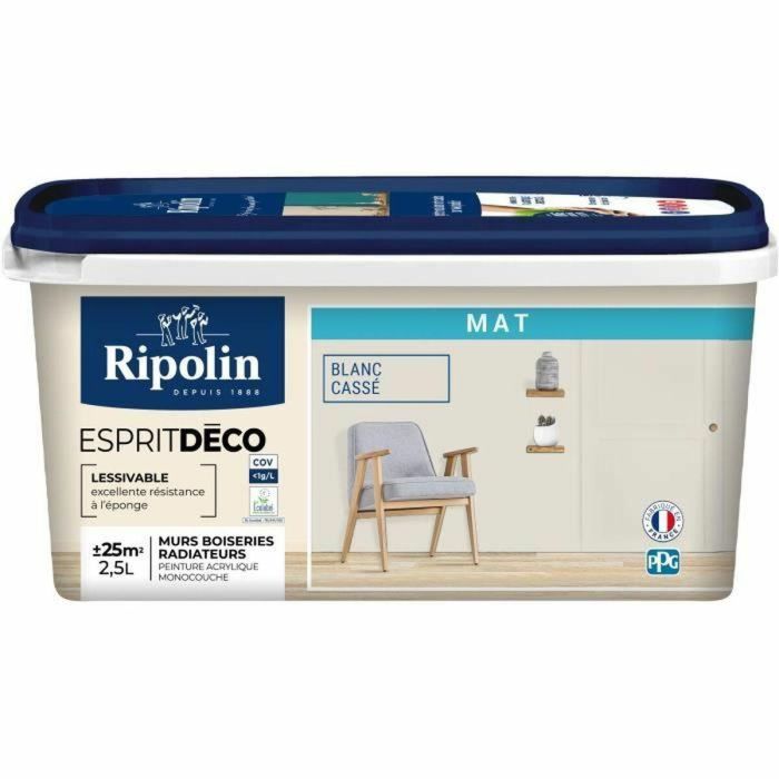 Pintura acrílica Ripolin Blanco 250 ml