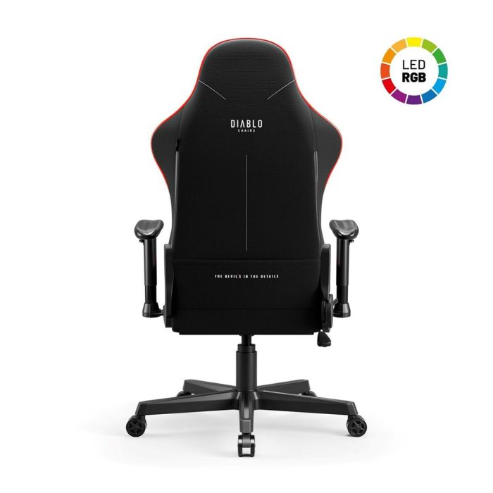 Silla Gaming Diablo Chairs X-Starter Negro 20 colores 2 Silla Gaming Diablo Chairs X-Starter Negro 20 colores 2
