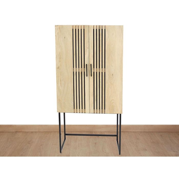 Armario Romimex Natural Metal Madera de mango 80 x 161 x 43 cm 1