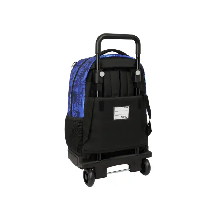 Mochila Escolar con Ruedas El Niño Roller Azul Negro 33 x 45 x 22 cm 1