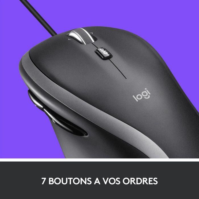 Logitech Advanced Corded Mouse M500s, USB Type-A, Black 13 Logitech Advanced Corded Mouse M500s, USB Type-A, Black 13