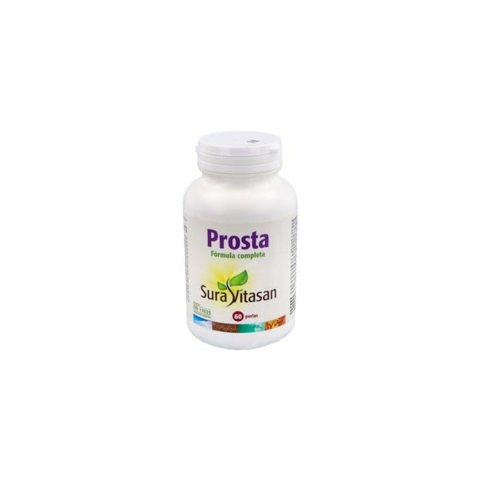 Sura Vitasan Prosta: Soporte Próstata con Saw Palmetto, Ortiga, Arándano Rojo y 18 Ingredientes Esenciales - 60 Perlas