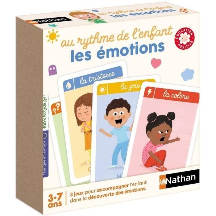 Juego de cartas de emociones NATHAN Juego de cartas de emociones NATHAN