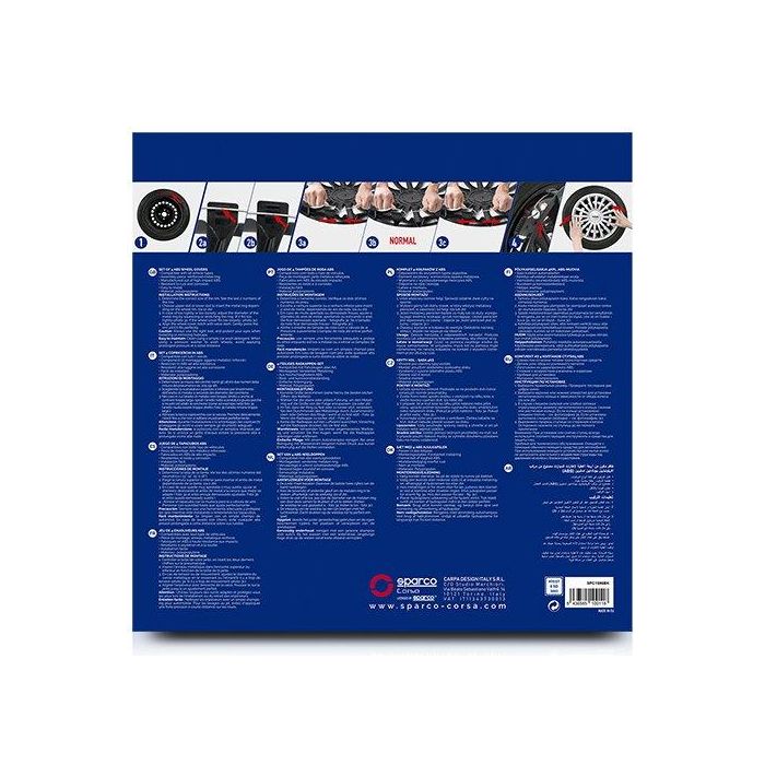 Sparco Tapacubos Roma Negro 15" SPC1596BK Accesorio coche 3