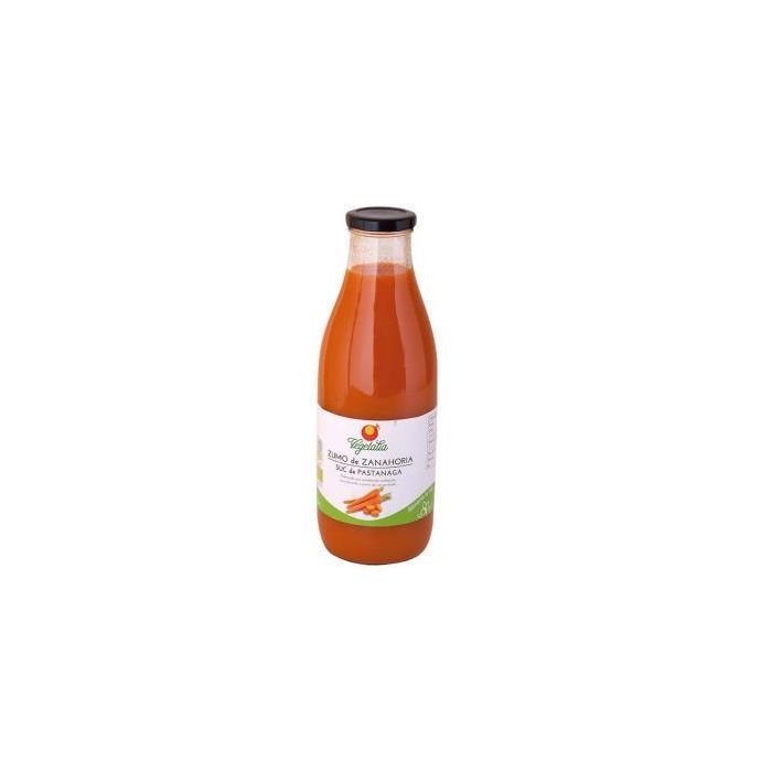 VEGETALIA Zumo de Zanahoria Bio 1L a partir de concentrado y puré de zanahoria - Vegano
