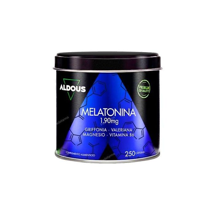 ALDOUS BIO Melatonina con Magnesio, Griffonia, Valeriana y Vitamina B6