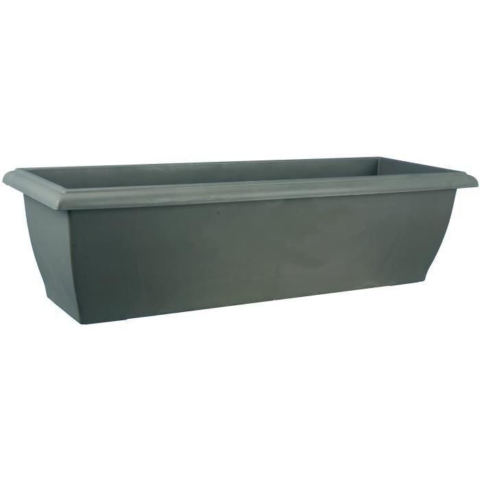 RIVIERA Jardiniere Grande Evolution 84cm - Capacidad 22l - Gris 1 RIVIERA Jardiniere Grande Evolution 84cm - Capacidad 22l - Gris 1