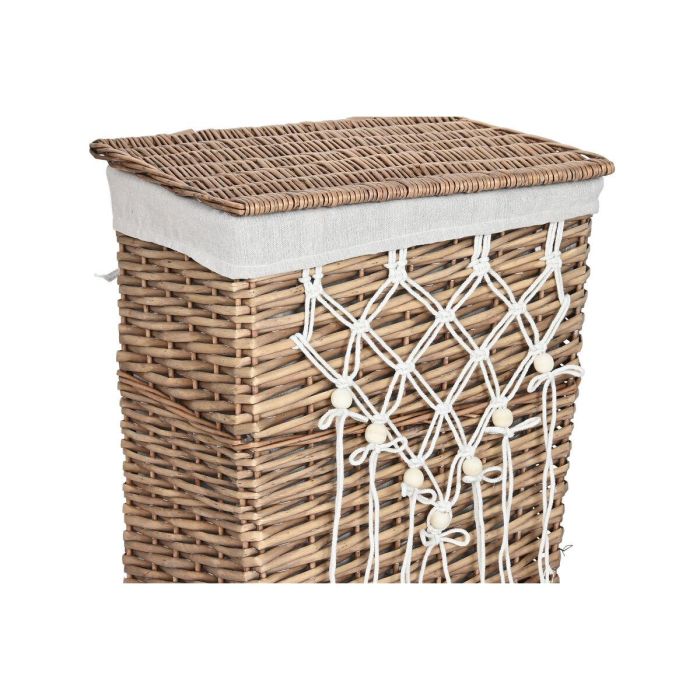 Cesto para la Ropa Sucia Home ESPRIT Blanco Natural Mimbre Shabby Chic 47 x 35 x 55 cm 5 Piezas 3 Cesto para la Ropa Sucia Home ESPRIT Blanco Natural Mimbre Shabby Chic 47 x 35 x 55 cm 5 Piezas 3