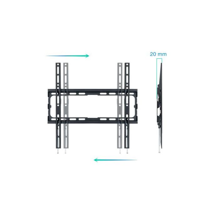 Tooq Soporte Pared TV Fijo LP1070F-B para Pantallas de 32-70" hasta 45kg 1