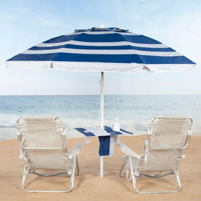 Sombrilla Aktive Acero Tela Oxford 210 x 205 x 210 cm 5 Sombrilla Aktive Acero Tela Oxford 210 x 205 x 210 cm 5