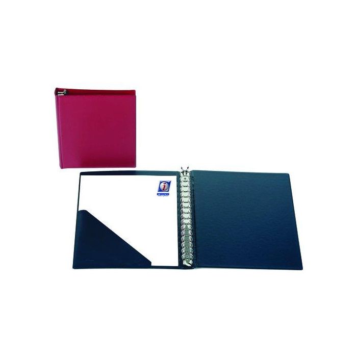 Carpeta De Anillas Iberplas Pvc Oficina Fº 16 An.25Mm Acolchada Cuero Viejo 2 unidades