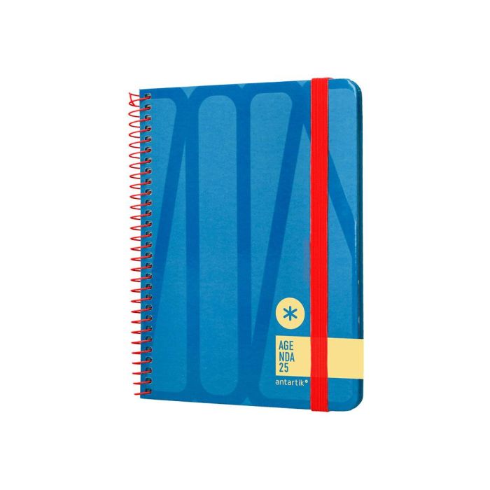 Agenda Espiral Antartik Bold A6 2025 Semana Vista Color Azul Papel 80 gr 3