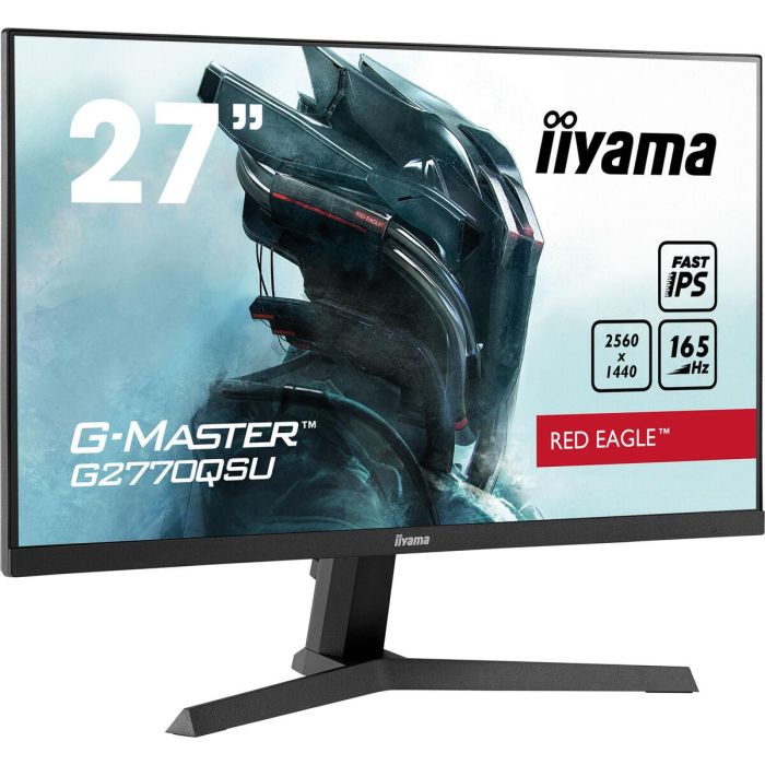 Iiyama G2770QSU-B1 G-Master Red Eagle Pantalla Gamer 27" WQHD 165Hz 0.5ms FreeSync Premium HDMI/DisplayPort Iiyama G2770QSU-B1 G-Master Red Eagle Pantalla Gamer 27" WQHD 165Hz 0.5ms FreeSync Premium HDMI/DisplayPort