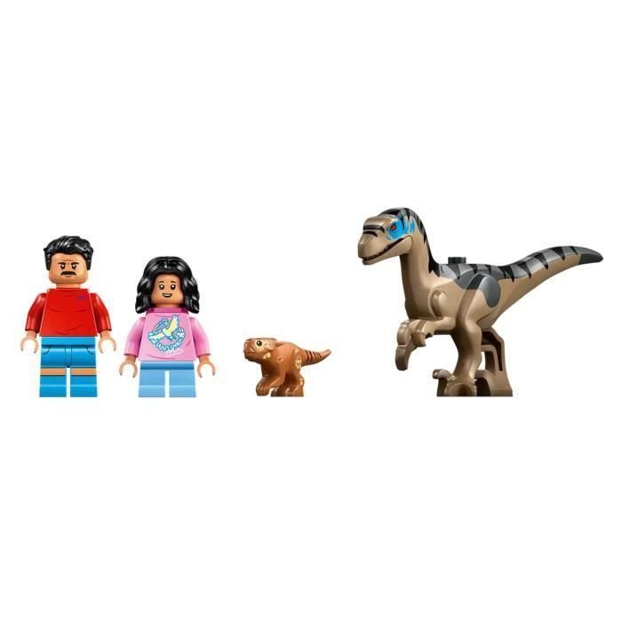 LEGO 76972 Set Jurassic World Huida Todoterreno y Raptor al Acecho con Velocirraptor, Minifiguras y Dinosaurio Bebé. Edad +6 años 2