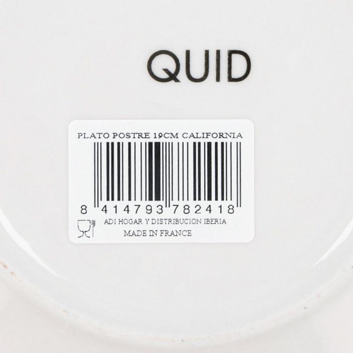Plato Postre Porcelana California Quid 19 cm 4 Plato Postre Porcelana California Quid 19 cm 4