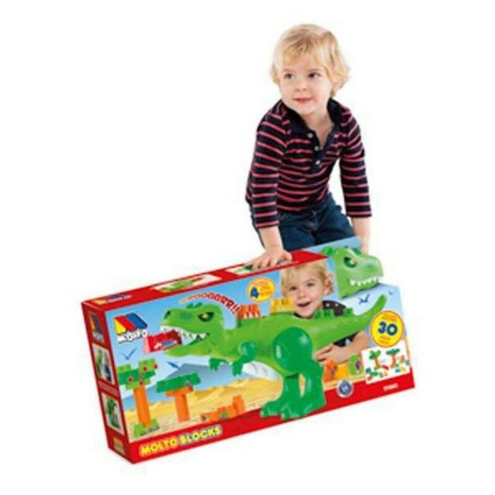 Juego construccion dinosaurio bloques 30 piezas ¡electrónico con 4 sonidos! 2 Juego construccion dinosaurio bloques 30 piezas ¡electrónico con 4 sonidos! 2