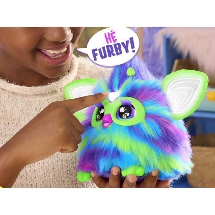 Furby Galaxy, peluche activado por voz que brilla en la oscuridad, juguetes interactivos, 6 años 3