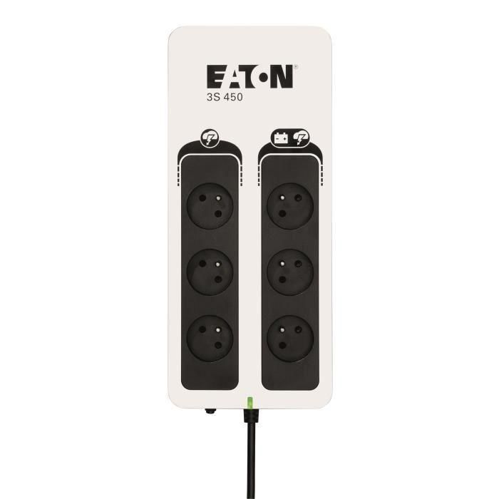 Eaton 3S 450 FR Inversor Fuera de Línea 450VA 270W con Enchufes FR Eaton 3S 450 FR Inversor Fuera de Línea 450VA 270W con Enchufes FR
