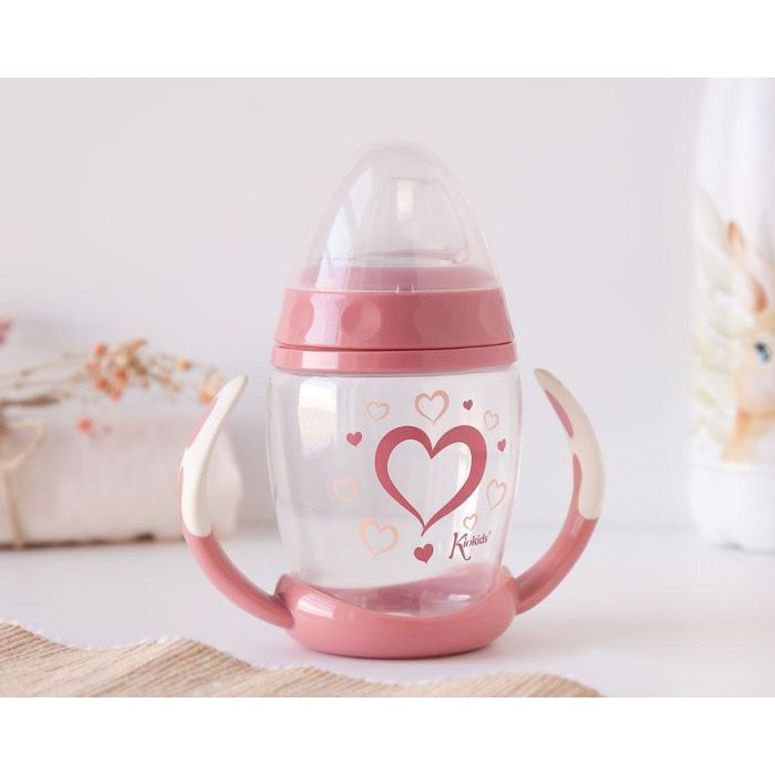 Taza Aprendizaje 270 mL Step 1 Rosa