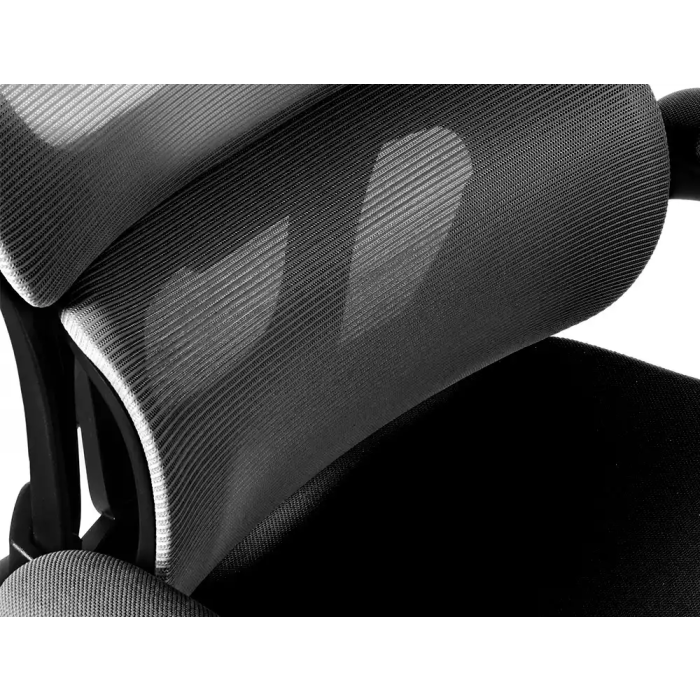 Q-connect Silla de Dirección Sorrento Malla con Base Metálica, Respaldo Transpirable, Reposabrazos Ajustables y Ruedas Premium, Color Gris, Alt Max 1320 mm 6