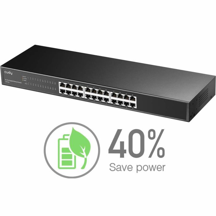 Cudy GS1024 switch Gigabit Ethernet (10/100/1000) Negro 3 Cudy GS1024 switch Gigabit Ethernet (10/100/1000) Negro 3