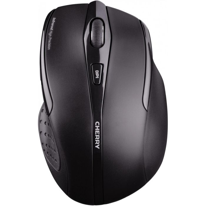 Cherry MW 3000 Ratón Inalámbrico Ergonómico 5 Botones 1000/1750 DPI Negro