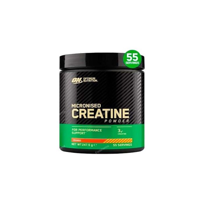 Optimum Nutrition Creatina Micronizada en Polvo 247.5g Sabor Blue Ras