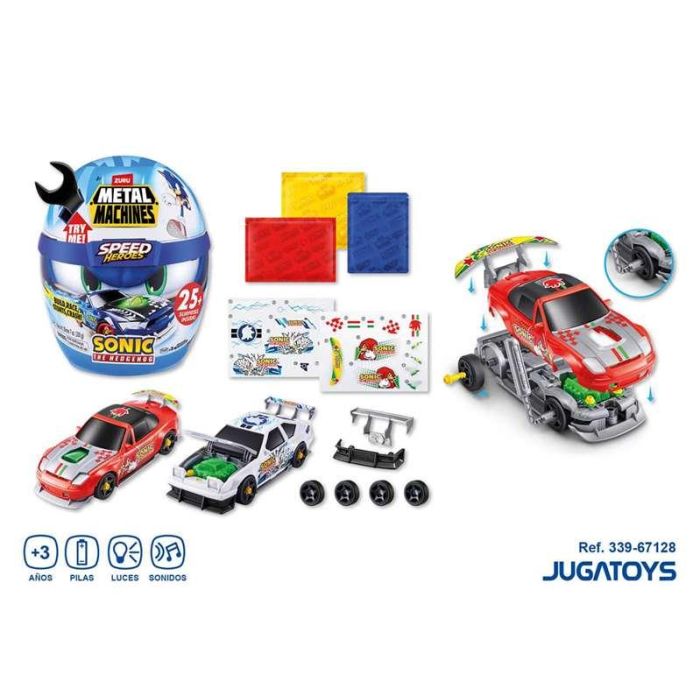 Casco metal machines sonic speed hero, monta tu propio coche 2 Casco metal machines sonic speed hero, monta tu propio coche 2