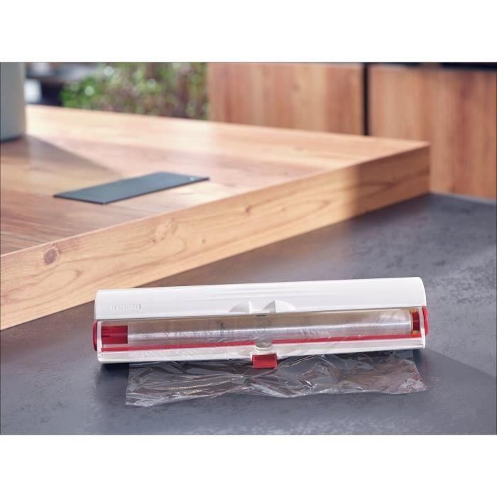 LEIFHEIT PERFECT CUT 23051 Dispensador Cortador de Film para Rollos de 33 cm Blanco LEI4006501230515 2