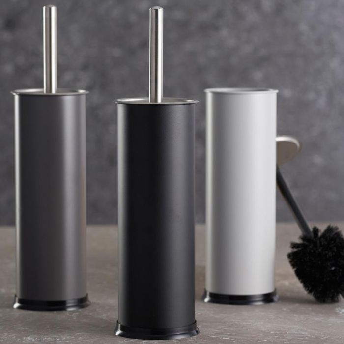 DAY Escobilla WC Acero Inoxidable y Plástico Acabado Mate Colores Surtidos 1 DAY Escobilla WC Acero Inoxidable y Plástico Acabado Mate Colores Surtidos 1