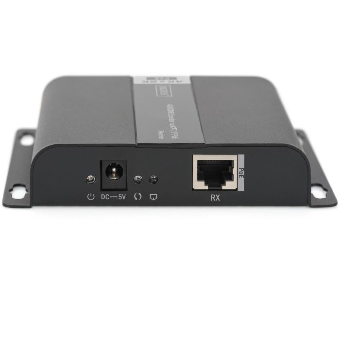 Digitus Extensor HDMI 4K sobre CAT/IP PoE Receptor AV 3840x2160 Pixeles 120m Alámbrico Negro 3
