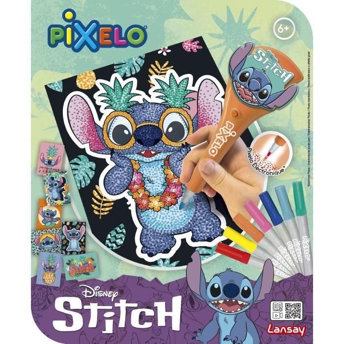 JUGUETE - LANSAY - Pixelo Stitch - 8 ilustraciones - Multicolor - A partir de 6 años 1 JUGUETE - LANSAY - Pixelo Stitch - 8 ilustraciones - Multicolor - A partir de 6 años 1