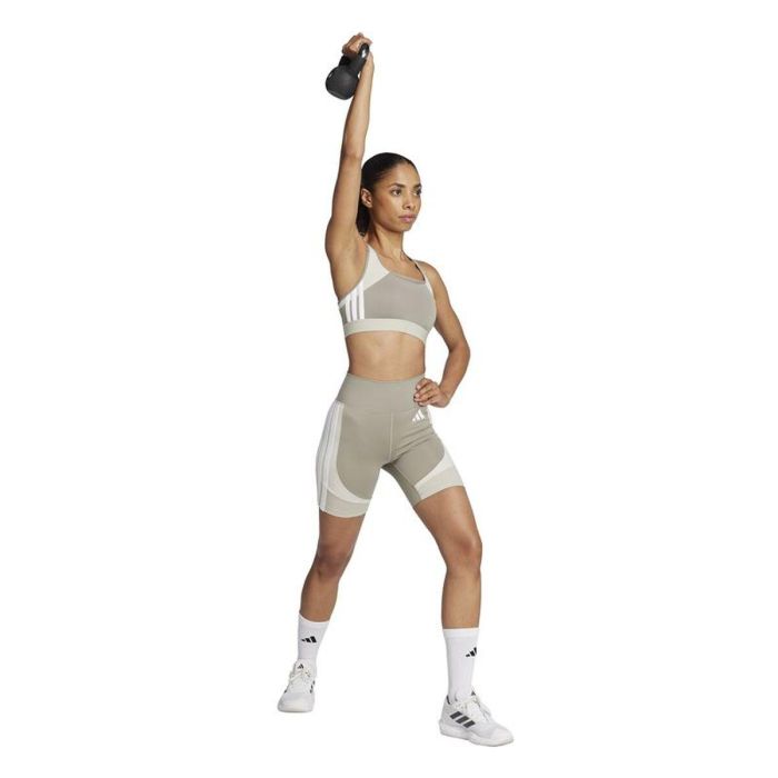 Mallas Deportivas de Mujer Adidas We Cb Bike 7In Beige L 4