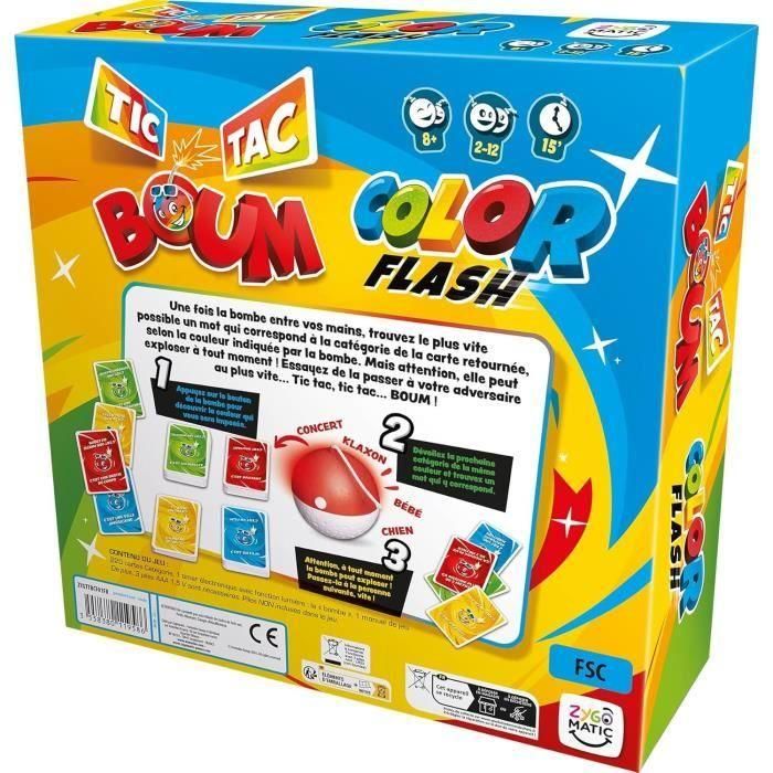 Asmodee ASM1724516657026 Tic Tac Boum Color Flash 2 Asmodee ASM1724516657026 Tic Tac Boum Color Flash 2