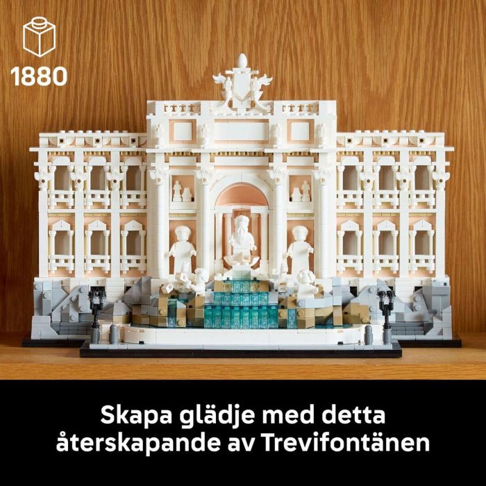 LEGO Architecture Fontana di Trevi 21062 Juego de Construcción 1880 Piezas 7