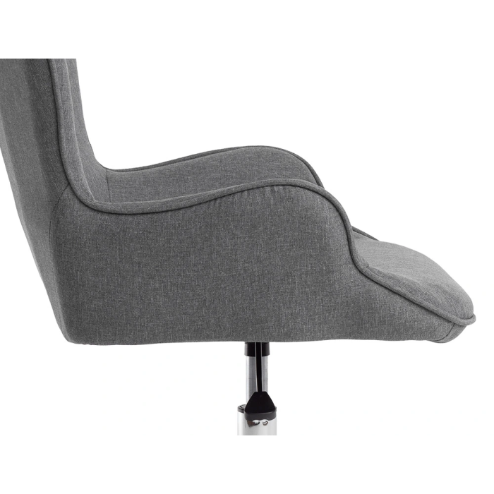 Q-connect Silla de Escritorio Mes Sina Base Metálica, Ruedas Premium, Altura Max 960 mm, Color Gris 3 Q-connect Silla de Escritorio Mes Sina Base Metálica, Ruedas Premium, Altura Max 960 mm, Color Gris 3
