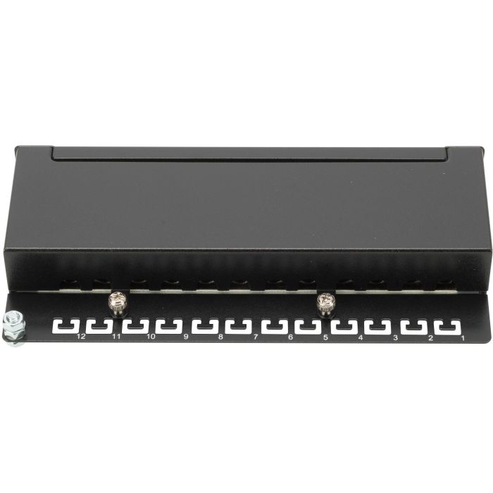 Digitus 1HE 12-Port Cat6A Patchpanel Apantallado Negro 5